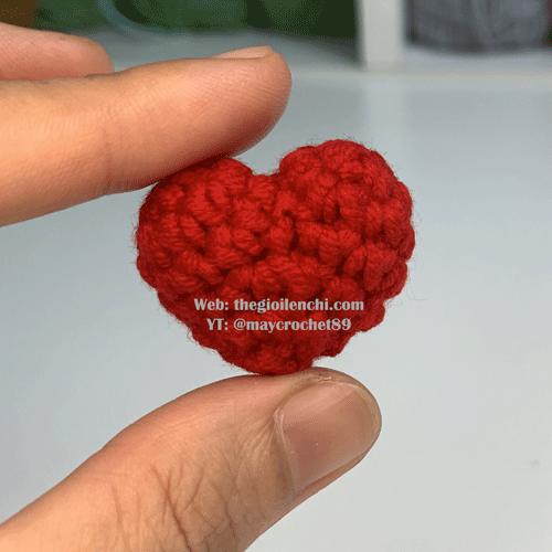 Crochet little heart
